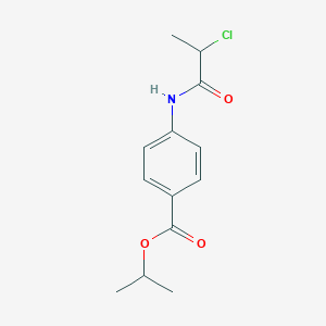 Isopropyl 4-[(2-chloropropanoyl)amino]benzoate