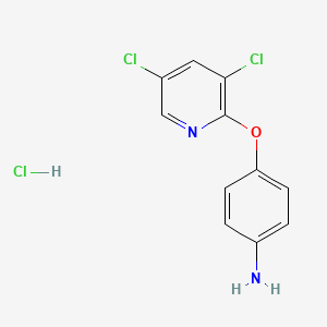 4-[(3,5-Dichloropyridin-2-yl)oxy]aniline hydrochloride