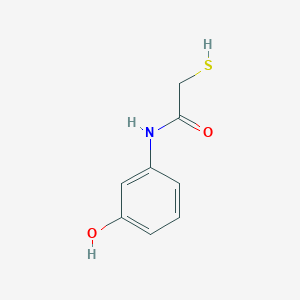 molecular formula C8H9NO2S B15194798 N-(3-Hydroxyphenyl)-2-mercaptoacetamide CAS No. 6310-11-8
