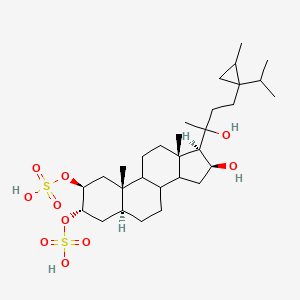 molecular formula C30H52O10S2 B15194833 Weinbersterol disulfate A CAS No. 134515-53-0