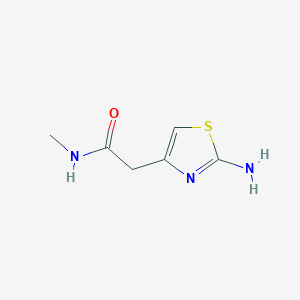 2-(2-amino-1,3-thiazol-4-yl)-N-methylacetamide