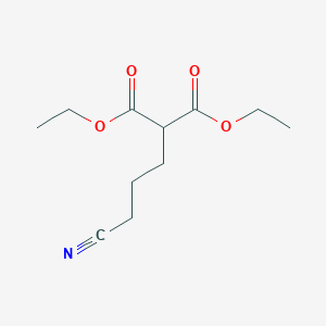 molecular formula C11H17NO4 B015195 Diethyl (3-cyanopropyl)propanedioate CAS No. 63972-18-9