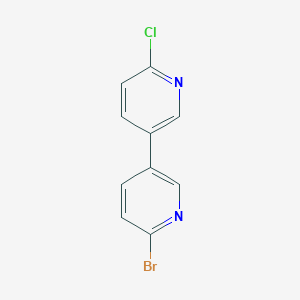 molecular formula C10H6BrClN2 B1519504 6-Bromo-6'-chloro-3,3'-bipyridine CAS No. 942206-04-4