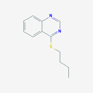 molecular formula C12H14N2S B15195083 4-Butylsulfanylquinazoline CAS No. 6956-61-2