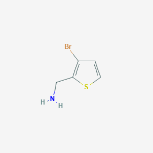 molecular formula C5H6BrNS B1519518 (3-Bromothiophen-2-YL)methanamine CAS No. 771574-41-5