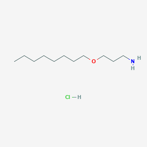molecular formula C11H26ClNO B1519520 3-(辛氧基)丙-1-胺盐酸盐 CAS No. 84898-39-5