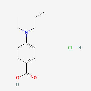 4-[Ethyl(propyl)amino]benzoic acid hydrochloride
