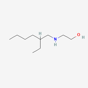 molecular formula C10H23NO B15195280 2-[(2-Ethylhexyl)amino]ethanol CAS No. 61993-95-1
