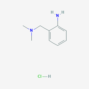 molecular formula C9H15ClN2 B1519532 (2-Aminobenzyl)dimethylamine hydrochloride CAS No. 1269053-04-4