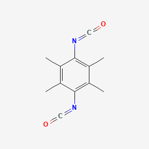 molecular formula C12H12N2O2 B15195336 Benzene, 1,4-diisocyanato-2,3,5,6-tetramethyl- CAS No. 719-61-9