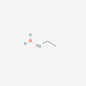 molecular formula C2H7HgO B15195345 Ethylhydroxymercury CAS No. 107-28-8