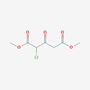 molecular formula C7H9ClO5 B15195391 Dimethyl 2-chloro-3-oxopentanedioate CAS No. 56417-64-2