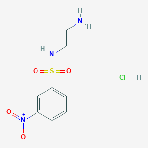 N-(2-aminoethyl)-3-nitrobenzene-1-sulfonamide hydrochloride