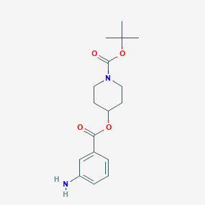 Tert-butyl 4-(3-aminobenzoyloxy)piperidine-1-carboxylate