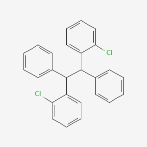 molecular formula C26H20Cl2 B15195494 Ethane, 1,2-bis(o-chlorophenyl)-1,2-diphenyl- CAS No. 7146-88-5