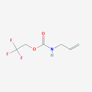 molecular formula C6H8F3NO2 B1519551 2,2,2-trifluoroethyl N-(prop-2-en-1-yl)carbamate CAS No. 1240527-16-5
