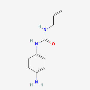 molecular formula C10H13N3O B1519552 1-(4-Aminophenyl)-3-(prop-2-en-1-yl)urea CAS No. 1223584-12-0