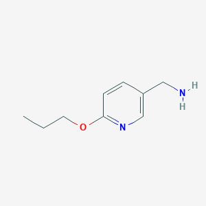 molecular formula C9H14N2O B1519562 (6-Propoxypyridin-3-yl)methanamine CAS No. 591771-83-4