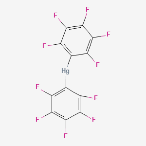 molecular formula C12F10Hg B15195689 Bis(pentafluorophenyl)mercury CAS No. 973-17-1