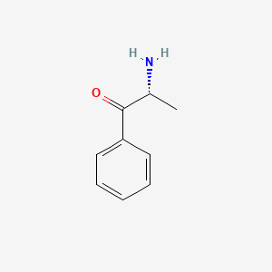 molecular formula C9H11NO B15195702 (+)-Cathinone CAS No. 80096-54-4