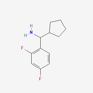 Cyclopentyl(2,4-difluorophenyl)methanamine