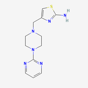4-{[4-(Pyrimidin-2-yl)piperazin-1-yl]methyl}-1,3-thiazol-2-amine
