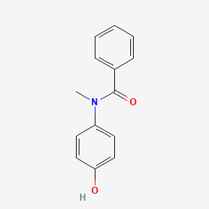 molecular formula C14H13NO2 B15195788 n-(4-Hydroxyphenyl)-n-methylbenzamide CAS No. 70489-16-6
