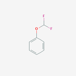 molecular formula C7H6F2O B151958 (Difluoromethoxy)benzene CAS No. 458-92-4