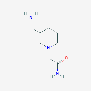 2-[3-(Aminomethyl)piperidin-1-yl]acetamide