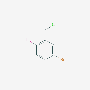 4-Bromo-2-(chloromethyl)-1-fluorobenzene