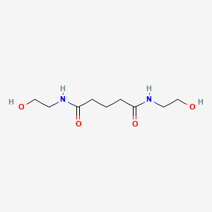 molecular formula C9H18N2O4 B15195903 n,n'-Bis(2-hydroxyethyl)pentanediamide CAS No. 6265-75-4