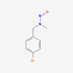 molecular formula C8H9BrN2O B15195910 N-Nitroso-N-(4-bromobenzyl)methylamine CAS No. 98736-50-6