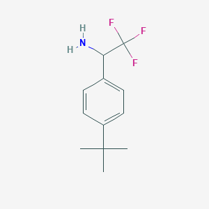 1-(4-Tert-butylphenyl)-2,2,2-trifluoroethan-1-amine