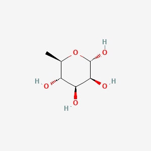 molecular formula C6H12O5 B15196012 alpha-D-rhamnopyranose CAS No. 28161-49-1