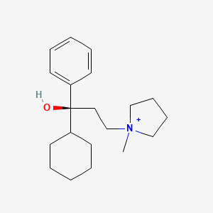molecular formula C20H32NO+ B15196013 Tricyclamol, (S)- CAS No. 779262-59-8