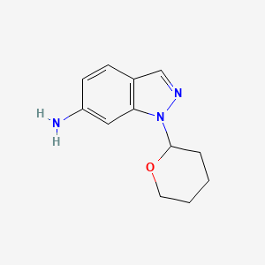 1-(Tetrahydro-2H-pyran-2-yl)-1H-indazol-6-amine