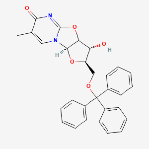 molecular formula C29H26N2O5 B15196092 Anhydro-trityl-T CAS No. 22423-25-2
