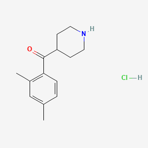 (2,4-Dimethylphenyl)(piperidin-4-yl)methanone hydrochloride
