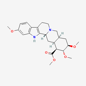 molecular formula C24H32N2O5 B15196144 Epimetoserpate CAS No. 4835-71-6