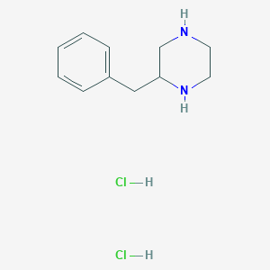 molecular formula C11H17ClN2 B1519617 2-Benzylpiperazine dihydrochloride CAS No. 1187930-09-1
