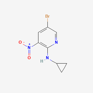 5-Bromo-N-cyclopropyl-3-nitropyridin-2-amine