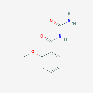 molecular formula C9H10N2O3 B15196182 n-Carbamoyl-2-methoxybenzamide CAS No. 7150-27-8