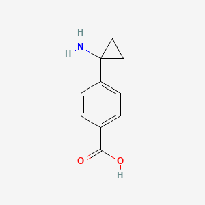 4-(1-Aminocyclopropyl)benzoic acid