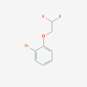 molecular formula C8H7BrF2O B1519623 1-Bromo-2-(2,2-difluoroethoxy)benzene CAS No. 946605-55-6