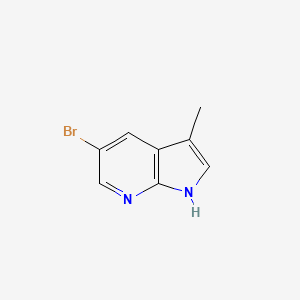 molecular formula C8H7BrN2 B1519631 5-bromo-3-methyl-1H-pyrrolo[2,3-b]pyridine CAS No. 1111637-94-5
