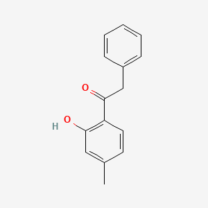 molecular formula C15H14O2 B15196312 1-(2-Hydroxy-4-methylphenyl)-2-phenylethanone CAS No. 2491-34-1