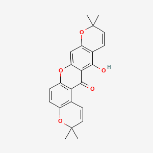 molecular formula C23H20O5 B15196347 Thwaitesixanthone CAS No. 55785-61-0
