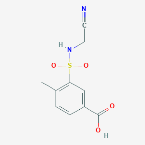 3-[(Cyanomethyl)sulfamoyl]-4-methylbenzoic acid