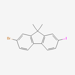 2-bromo-7-iodo-9,9-dimethyl-9H-fluorene