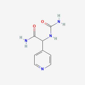 2-[(Aminocarbonyl)amino]-2-pyridin-4-ylacetamide